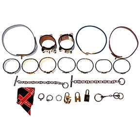 Hermès sterling silver and mixed costume jewelry assortment including bracelets, necklaces, and accessories.
